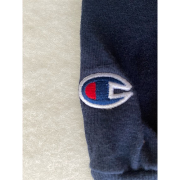 Hood College Youth Medium 8 Blue Champion Long Sleeve T-Shirt Pride Maryland - Picture 8 of 9